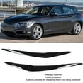 thumbnail image 3 of Headlight Eyebrow Eyelid Cover Headlight Eyelid Headlamp Eyebrow Strip Trim Cover Replacement for 1 Series F20 Facelift 2015-2019 Front Headlight Eyebrows, 3 of 7