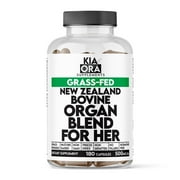 KIA ORA Grass-Fed Bovine Organ Complex for Women, 180ct