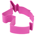 Unicorn Cookie Cutter, Hot Pink, Stainless Steel, Double Side, Baking