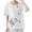 White Tops for Women, variant on Yxbdin Short Sleeve Cotton Linen Shirts for Women Crew Neck Printed Shirt Casual Loose Fit Buttons Tunic Blouses Summer Outfits Plus Size Tops Light Blue S