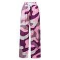 thumbnail image 4 of Pants for Women High Fashion Clothes for Women Loose Fitting Pants Casual plus Size Comfy Stretch Drawstring Work Short Jumpsuits Casual Business Pink S, 4 of 7