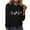 Black, variant on Love Heart Dog Paw Print T Shirts Women Long Sleeve Pullover Tops Casual Blouse Heartbeat Graphic Dog Mom Gift Tees