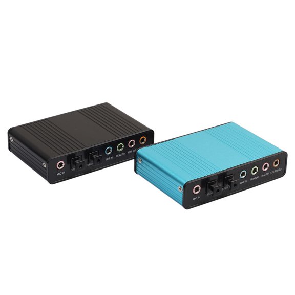 Yesbay USB 2.0 External 6 Channel 5.1 Optical Audio Sound Card for Notebook Laptop PC,USB Sound Card
