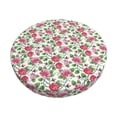 thumbnail image 2 of Lsque Flower Round Bar chair cushion covers Velvet Fabric Premium Comfort Protects from Scratches and Stains for 14-17 Inch Chair- 14 inch, 2 of 7
