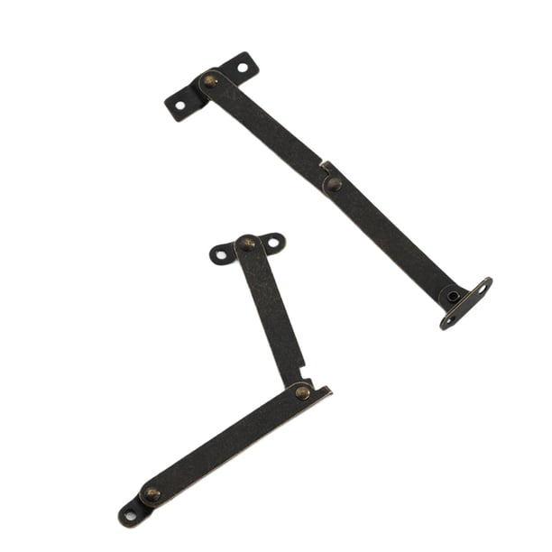 2 piezas de bisagras de elevación de tapa, soporte de sujeción de solapa de tapa, accesorios de elevación de armario 145x31mm
