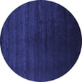 thumbnail image 1 of Ahgly Company Indoor Round Abstract Blue Contemporary Area Rugs, 8' Round, 1 of 4