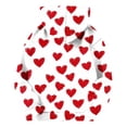 thumbnail image 4 of Sudadera con capucha para niña, para el Día de San Valentín, con estampado de color, de manga larga, informal, deportiva, con capucha, de manga larga, con inserciones en los hombros, blusa de poliéste, 4 of 6