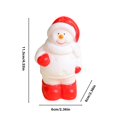 thumbnail image 3 of Santa Figurine Christmas Snowman Santa Table Decorations Plastic Santa Tabletop Figurine Statue Home Kitchen Table Holiday Xmas Decor, 3 of 5