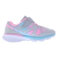 thumbnail image 2 of Fila Cryptonic 9 Strap Girls Shoes Size 12.5, Color: Grey/Pink/Blue, 2 of 4