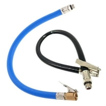 WHAMVOX 2PCS Tire Pump Hose Replacement Portable Inflation Pump Extension Pipe Universal Tire Inflator Extension for Cars Motorcycles Bikes Air Compressor