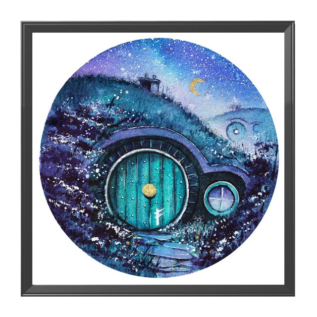 Cuadros Decorativos Punto de cruz parcial DIY Eco-algodón Night View Handiwork Impreso Craft Art Kit DQrwqpou Nuevos Originales