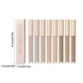 thumbnail image 3 of Liquid Eye Shadow Mist Mattes Liquid Eye Shadow Monochrome Velvet Natural Contouring Eye And Cheek Earth Color Liquid Eye Shadow 2Ml, Makeup Eye Shadow, 3 of 9