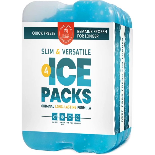 Ice Pack for Lunch Box Freezer Packs Original Cool Pack Slim