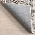 thumbnail image 4 of nuLOOM Gladys SpinClean Machine Washable Vintage Medallion Area Rug, 2' 6" x 8', Runner, Gladys Light Grey, 4 of 12