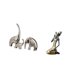 thumbnail image 5 of Figuras De Cerámica De Familia De Elefantes Y Estatua De Dama Tribal Africana, Escultura Animal Hecha A Mano, Pieza De Arte Coleccionable Para La Decoración Del Hogar, Estantería, Estudio Y, 5 of 8