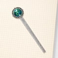 thumbnail image 4 of Peacock feathers Vintage Silver Lace-Edged Bookmark: a Delightful Gift for Book Lovers, for Bookmarks and Other Book Accessories, 4 of 5