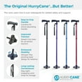 HurryCane HurryCane Freedom Edition Folding Cane with T Handle, Red