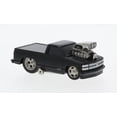 thumbnail image 2 of 1993 Chevrolet 454 SS Camionnette Noir Mat "Occultant Édition" Modèle Moulé sous Pression 1/64 par Muscle Machines, 2 of 2