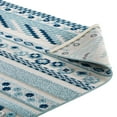 thumbnail image 5 of Modway Reflect 94.5x122" Cadhla Geometric Lattice Area Rug in Ivory and Blue, 5 of 9