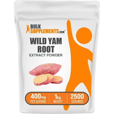 BulkSupplements Wild Yam Extract Powder - 1 Kilogram (2.2 lbs)