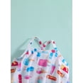 thumbnail image 4 of Gureui 2 Pieces Toddler Infant Baby Girls Bathing Suit, Ice Cream Print Sleeveless Crop Tops+ Panties Clothes Set, 4 of 9