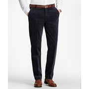 New Brooks Brothers Mens Clark Fit Wide Wale Stretch Navy Blue Corduroys (38x32)