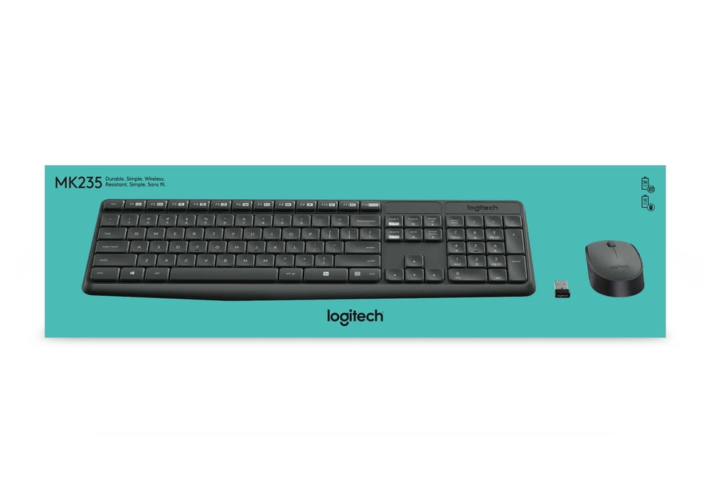 Logitech MK235 Keyboard and Combo - Walmart.com
