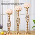 thumbnail image 3 of Candle Holder, Iron Twisted Candlestick Ornament Table Candle Stand For Wedding Dinning Housewarming Gift, 3 of 8
