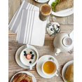thumbnail image 4 of Grey Vertical Striped Kitchen Dish Towels for Drying Dishes Set of 4, White Modern Simple Geometric Waffle Weave Microfiber Hand Tea Bathroom Towels Quick Dry & Absorbent Towel 15.7x23.6, 4 of 7