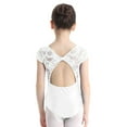 thumbnail image 3 of CHICTRY Little Girls Bowtie-Shaped Back Ballet Dance Gymnastic Leotard Outfit, 3 of 7