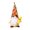 B, variant on Fall Gnomes Decorations for Home, Garden Gnomes, Thanksgiving Decorations, Pumpkin Gnomes with Checkered Hats, Rudolph Holding Corn, 10.2 x 5.5 x 3.1 Inch