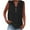 Black, variant on Women Tank Tops Zeophrasy Women's Solid Color V-Neck Button Sleeveless Pocket Pullover Fashionable Tank Top Great Gift for Less Hot Pink L