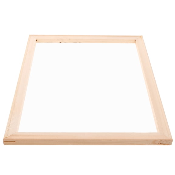 MLINS Wooden Canvas Picture Frame for Decor Light Yellow Vintage Design Professional Art Supplies 8x10 Inch