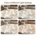 thumbnail image 7 of ODIKA 3'x5' Washable Area Rug Non-Slip, Flatweave, Easy Care Extra Large Flowing Asymmetrical Tonal Gradient Minimalist Neutral for Hallway, Laundry Room, 7 of 7