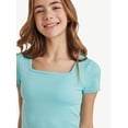thumbnail image 3 of Justice Girls Mesh Hem Tulip Short Set, Sizes XS - XLP, 3 of 7
