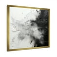 thumbnail image 2 of Designart "Abstract Element Fight In Black And White" Abstract Shapes Picture Framed Canvas Wall Art, 2 of 5