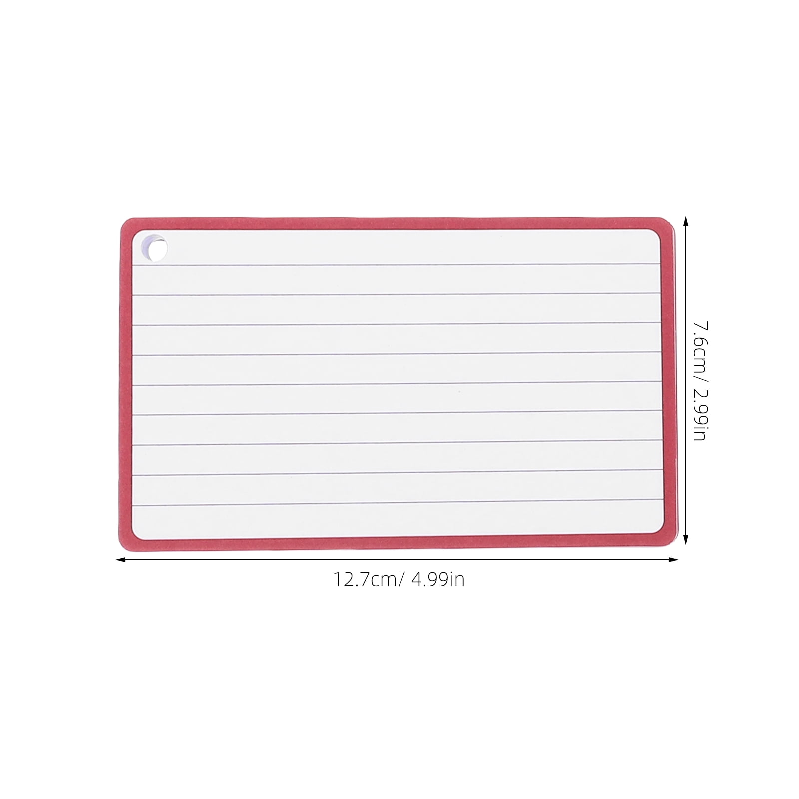 Masteelf  6 Books Flash Cards for Studying Mini Index Note Pad Notepad