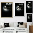 thumbnail image 4 of Designart "Ebony Evening'S Moonlit Palm Tree I" Palms & Palm Trees Floater Framed Canvas Wall Art, 4 of 5