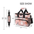 thumbnail image 3 of FORMRS Insulated Cooler Bag 24 Cans Capacity Soft Leakproof Lunch Box with Side Pockets, Pink Cartoon Halloween, 3 of 7