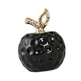 thumbnail image 3 of CarpNettore Fruit Statue Sculpture Desktop Decoration Table Centerpiece Ceramic Fruit Statue Desktop Figurine for Office Bookshelf Decor Black, 3 of 9