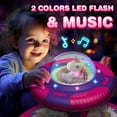 thumbnail image 6 of Beefunni Musical Unicorn Sit Twister and Spin Toy with LED Lights, 360° Twister Toddlers Toy Age 18 Months+, Birthday Gift for Girls and Boys 1-3 Years Old, 6 of 8