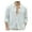White, variant on IROINNID Plain Long Sleeve Shirts for Men Leisure Solid Shirt Spring And Button Standing Collar Shirt Top/shirt Blouse ,Black