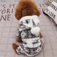 thumbnail image 3 of Dog Winter Clothes for Small Dogs Keep Warm Dog Clothes Pet Christmas Clothing Elk Print Dog Clothes Coral Velvet Four Colors, 3 of 4