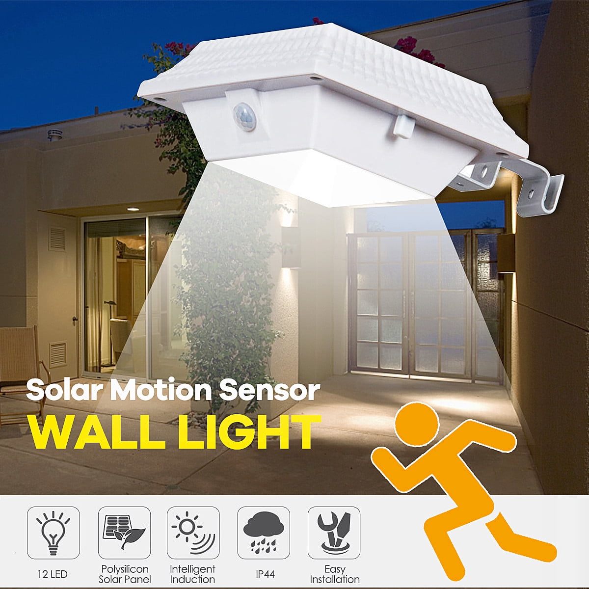 outdoor solar light with motion sensor