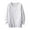 White, variant on Jalioing Cotton T Shirt for Men Solid Long Sleeve Crew Neck Basic Tee Casual Loose Fashion Shirts Tops