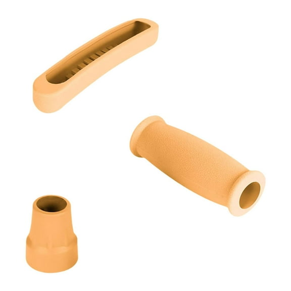 Serenable 3 Pieces Crutches Pads Foot Pad Crutches Cushion Set for Adults Walking Senior