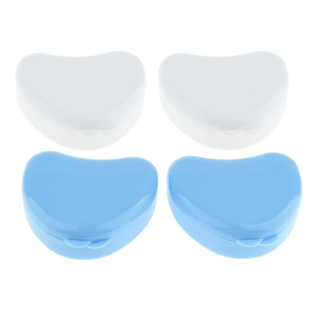 Estuche protector bucal jinwen para dentaduras Postizas de 4 Piezas