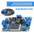 thumbnail image 1 of Tignapoo Adjustable DC-DC Step-Down Power Supply Module Board LM2596S 3A 75W with Digital Display for 24V to 12/5V Conversion - High Efficiency Voltage Regulator, 1 of 6