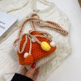 thumbnail image 2 of Bolsa de hombro de seta tejido a la moda para mujer cruzados de Color en contraste para mujer Sywqhk Para Estrenar, 2 of 9