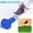 Blue, variant on Red Kids Plastic Ski Sled For Winter Outdoor Activities With Easy Carry Design